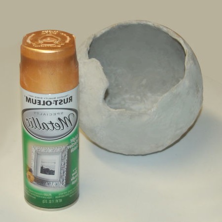 Декоративный шар из бетона - фото 8