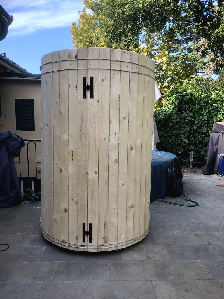 Финская баня – сауна мини бочка своими руками - фото 15