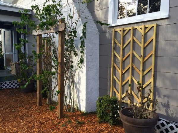 Декоративная решётка из дерева - фото 2