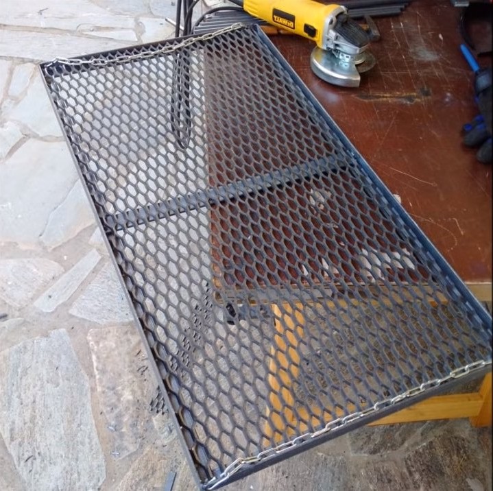 Крутой гриль - мангал из железной бочки - фото 13