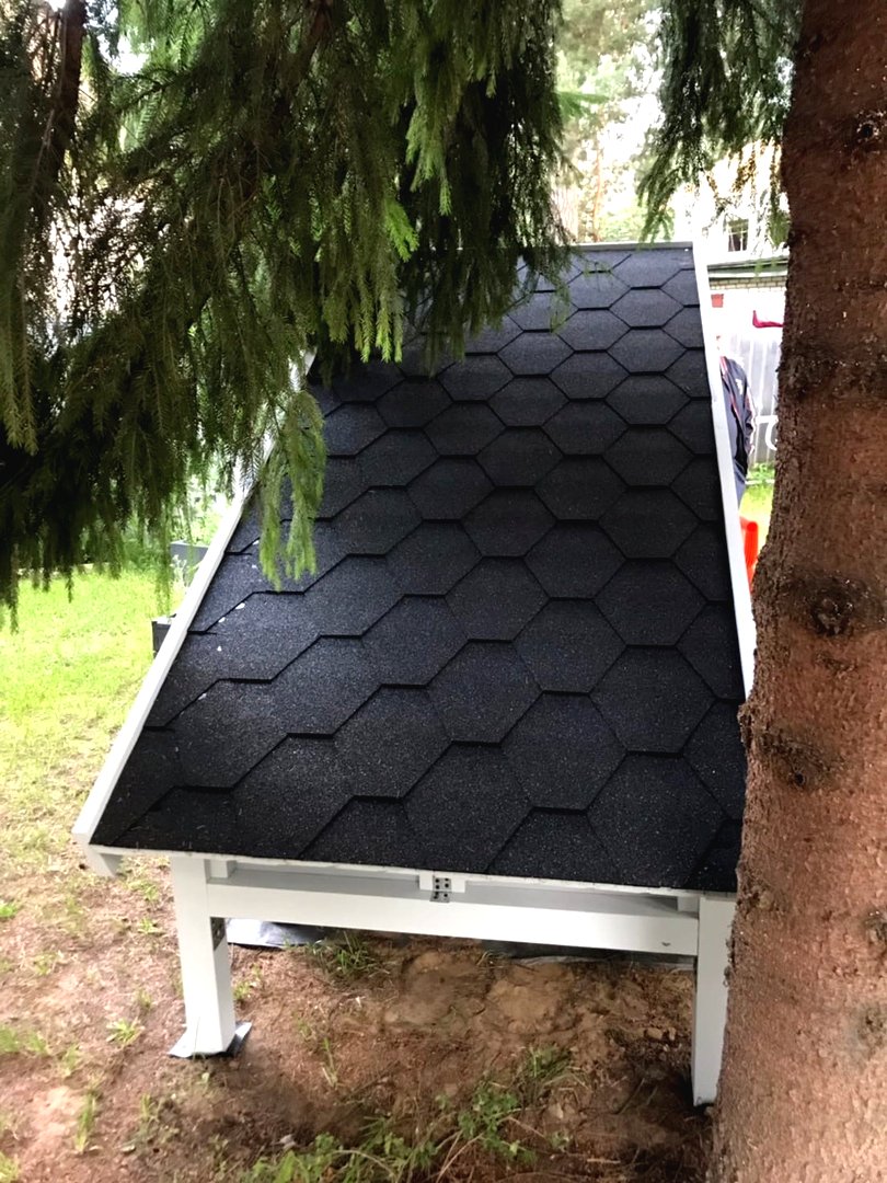 Детская песочница с крышей для дачи - фото 9