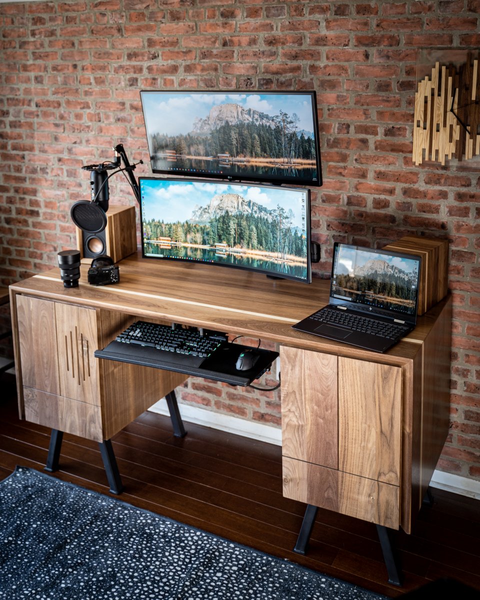 Компьютерный стол своими руками - фото 9