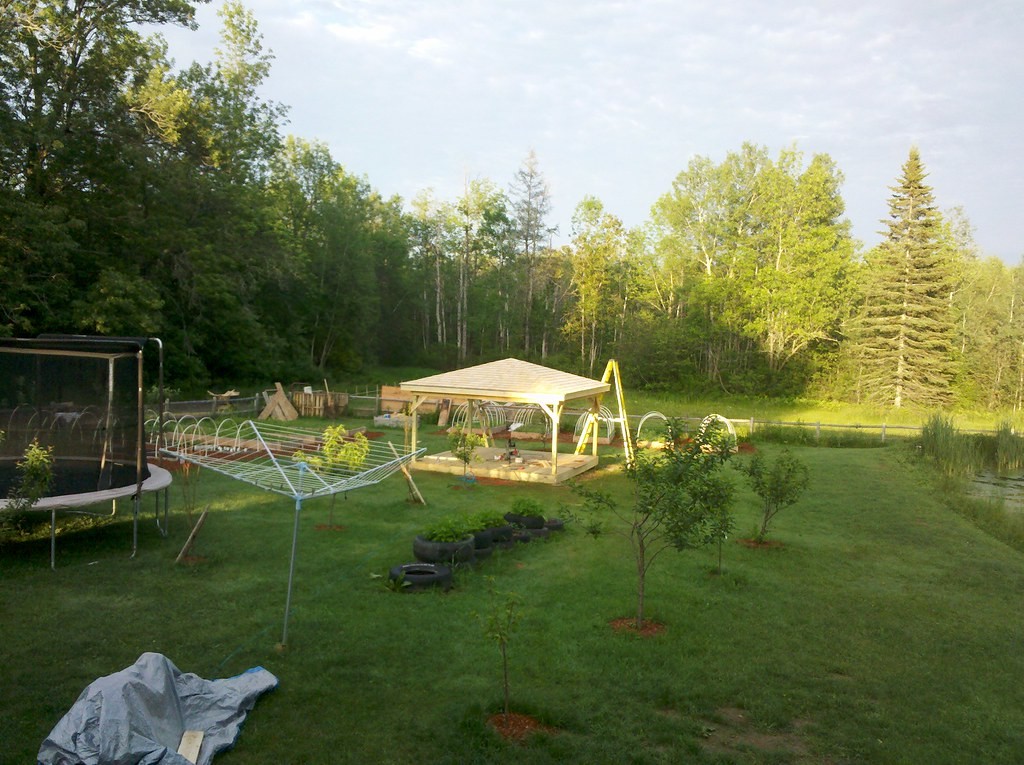 Беседка из дерева - фото 25