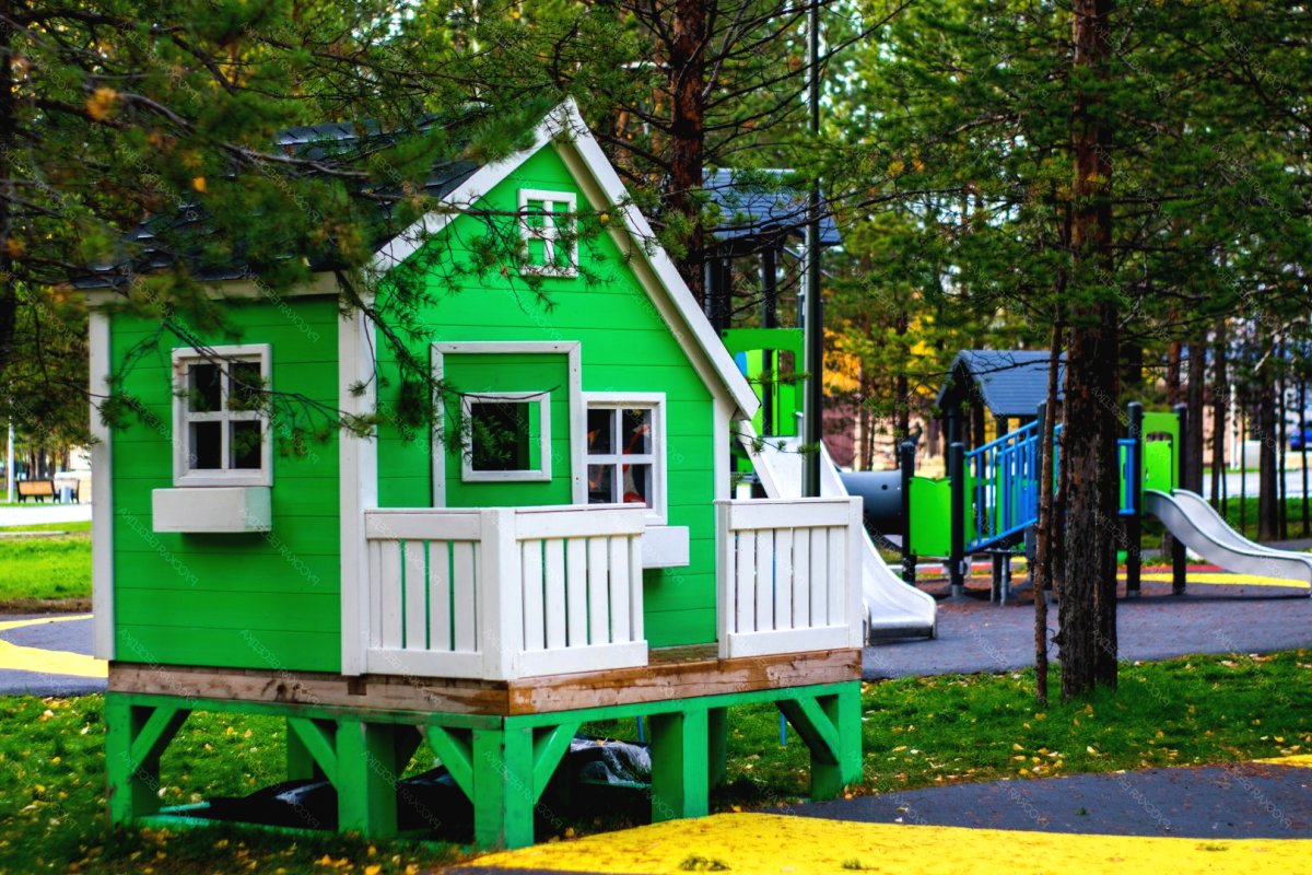 10 Необычных детских домиков для игр на даче - фото
