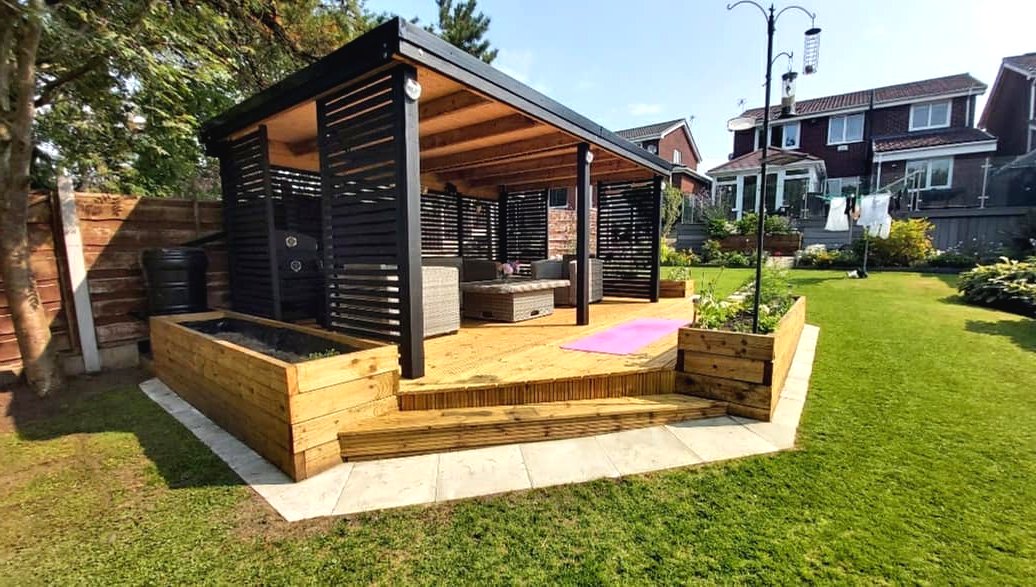 Деревянная беседка своими руками - фото 2