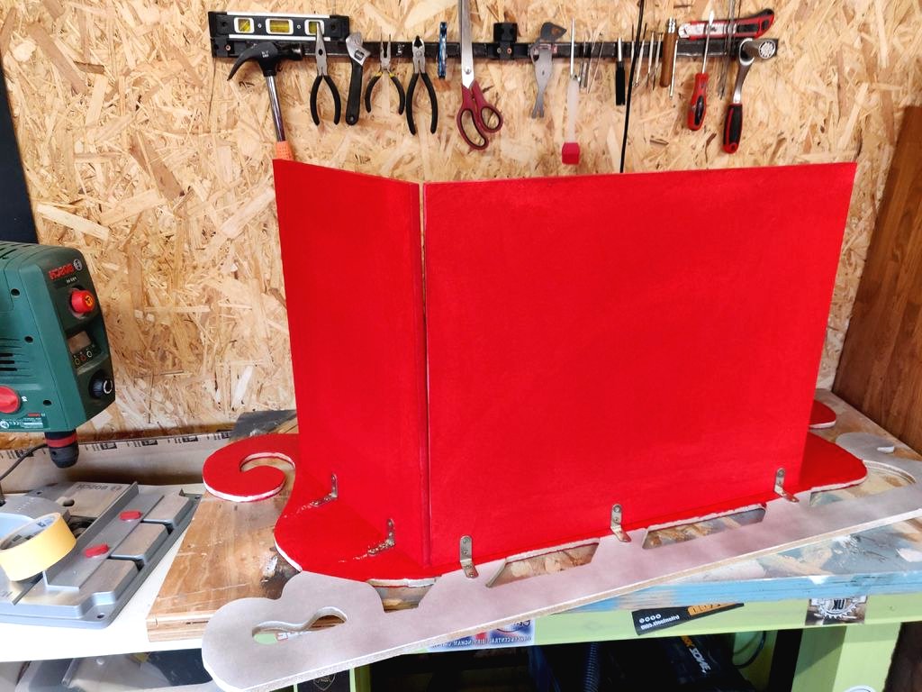 Рождественские сани из фанеры - фото 15