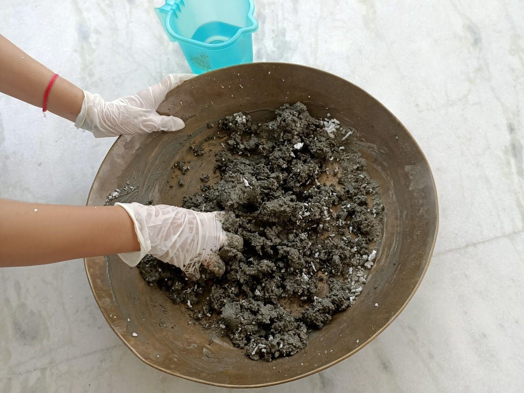 Цветочный горшок из цемента своими руками - фото 5