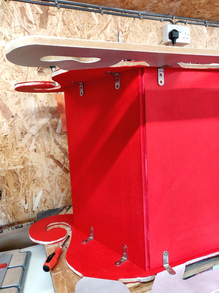 Рождественские сани из фанеры - фото 16