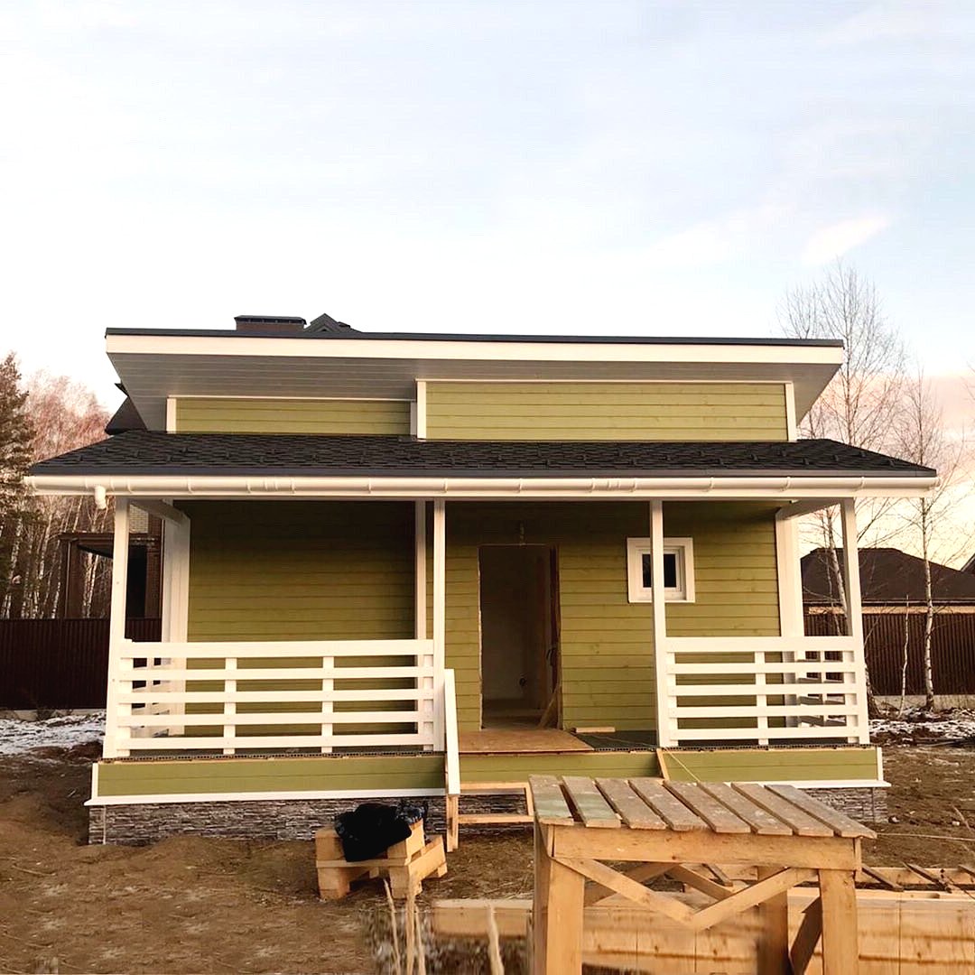 Одноэтажный каркасный дом - фото 3