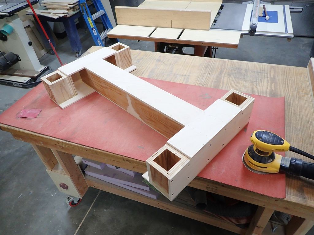 Регулируемый стол по высоте из автомобильного домкрата - фото 28