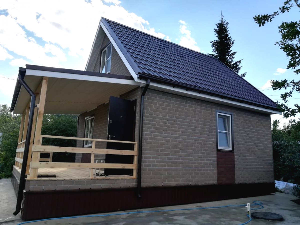 Каркасный дом с мансардой - фото 4