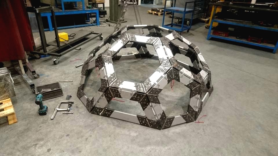 Сауна в форме геодезического купола - фото 18