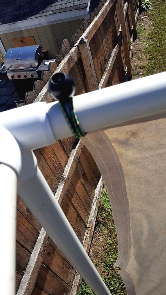 Беседка из пластиковых труб - фото 2