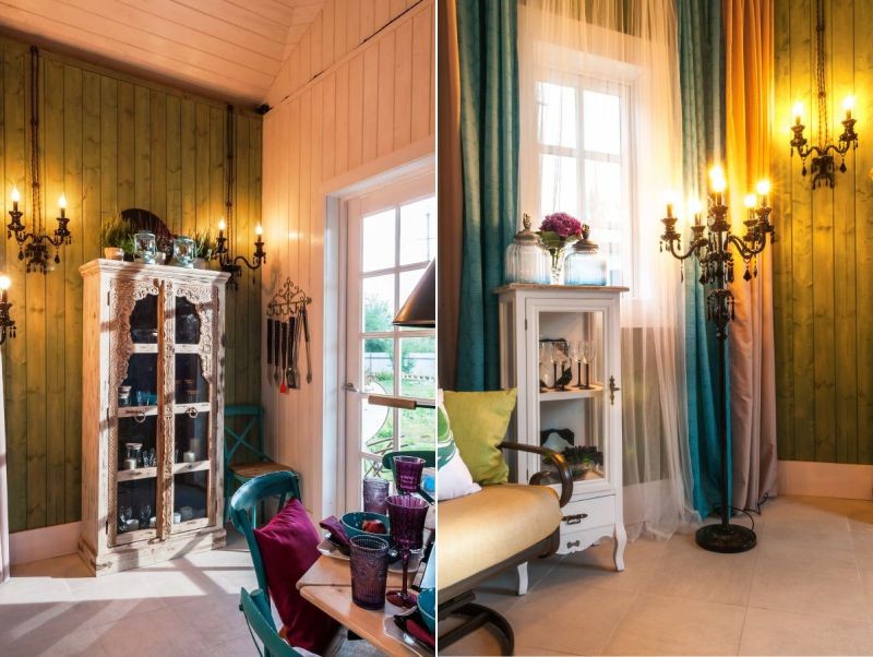 Оригинальная закрытая  кухня  с печным отоплением - фото 5