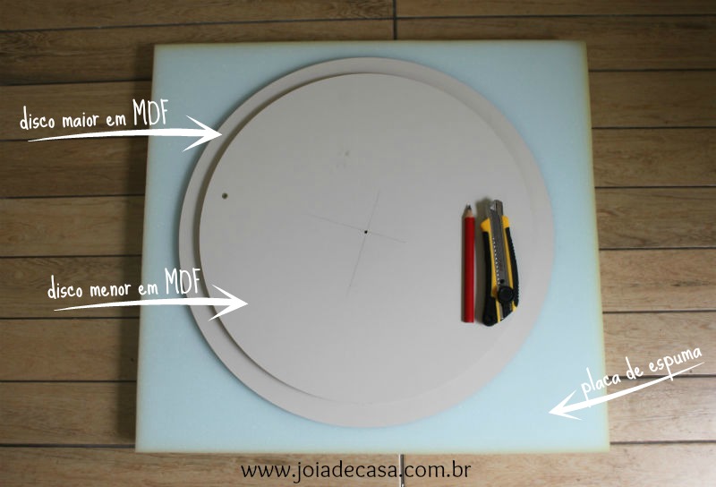 Пуфик из барабана стиральной машины - фото 5