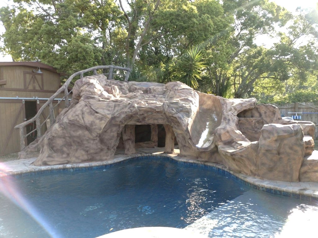 Горка своими руками для бассейна или пруда - фото 8