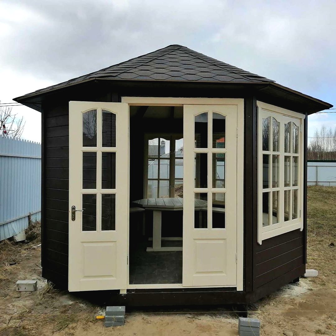 Беседка из дерева - фото 3