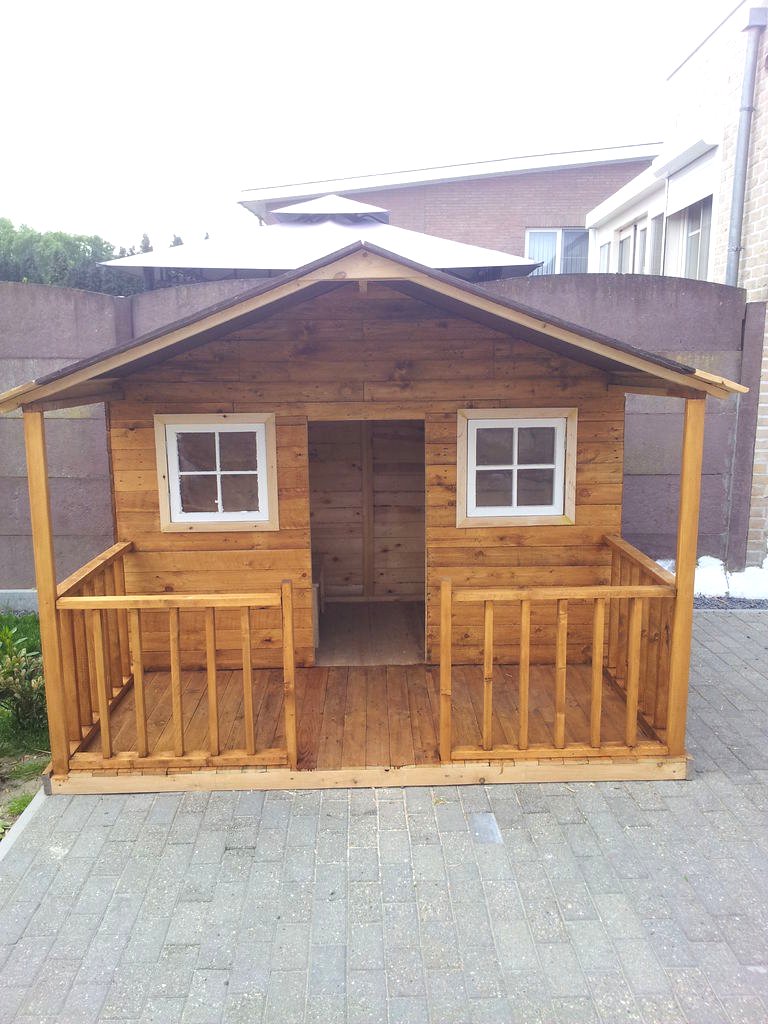 Игровой домик из поддонов - фото 12