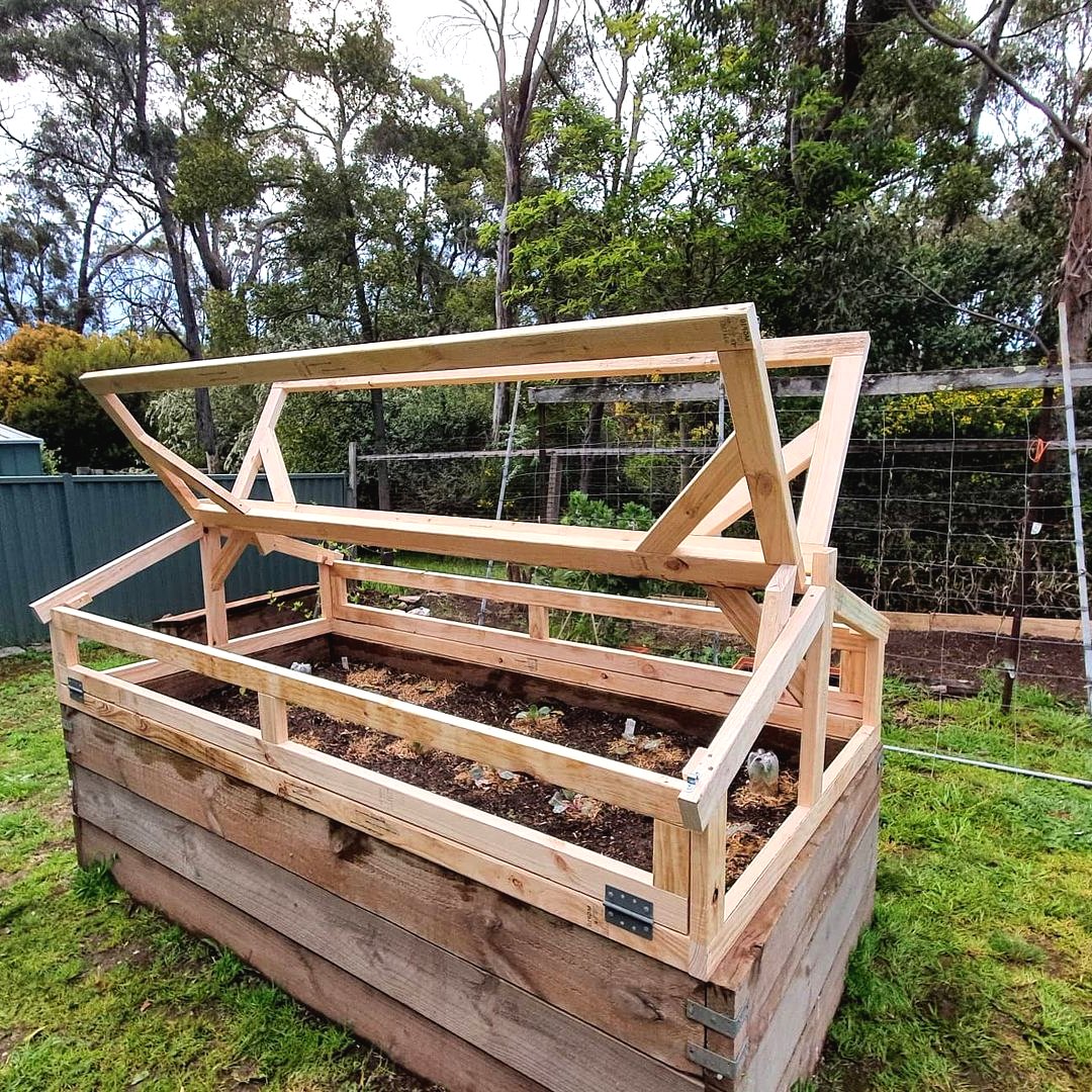 Высока грядка с защитой от улиток - фото 9