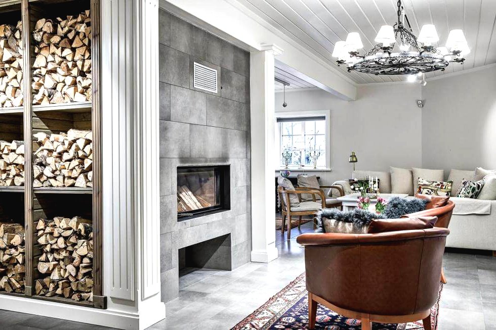 Необычный восьмиугольный бревенчатый дом - фото 7