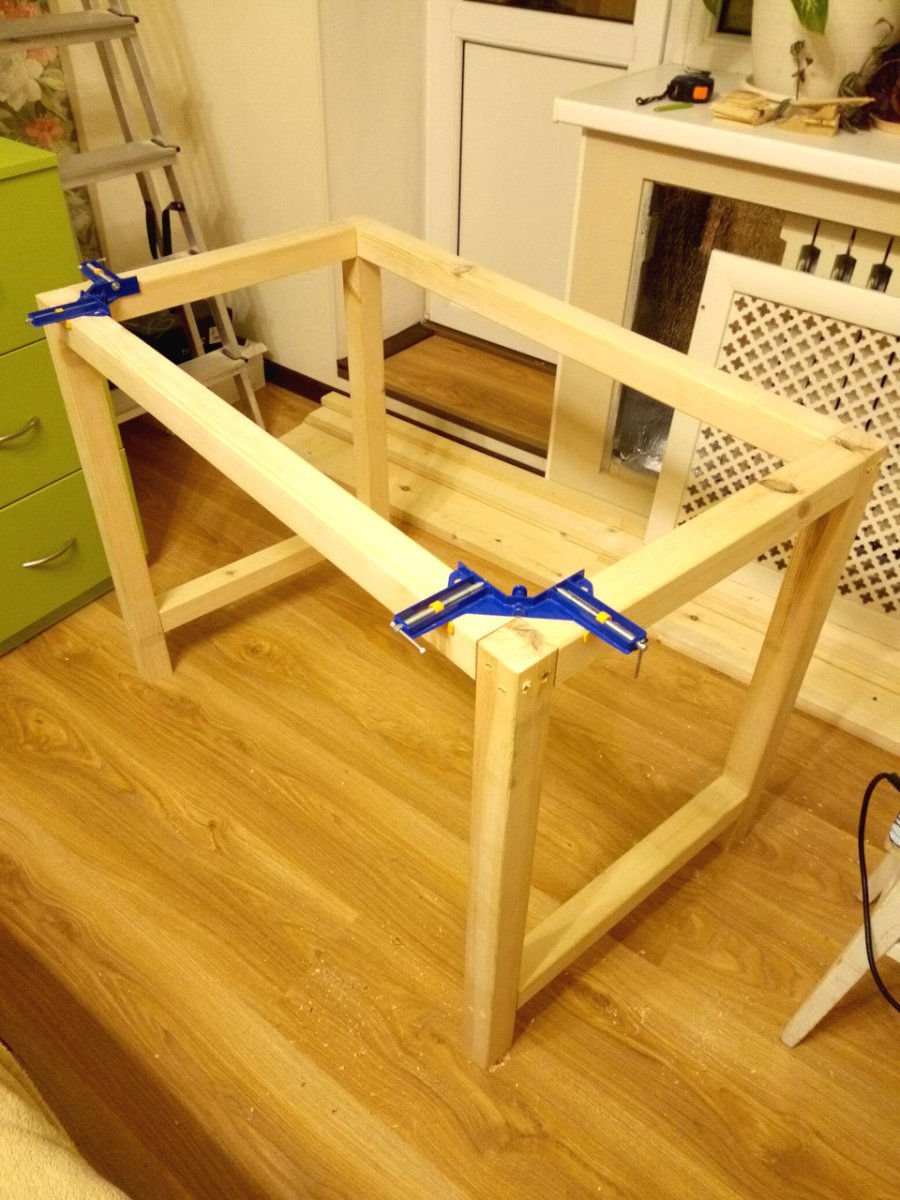 Стол и стул своими руками из дерева - фото 3