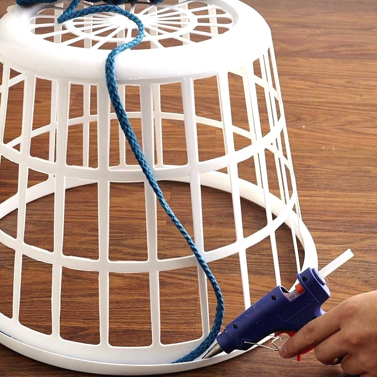 Корзина для белья своими руками - фото 4