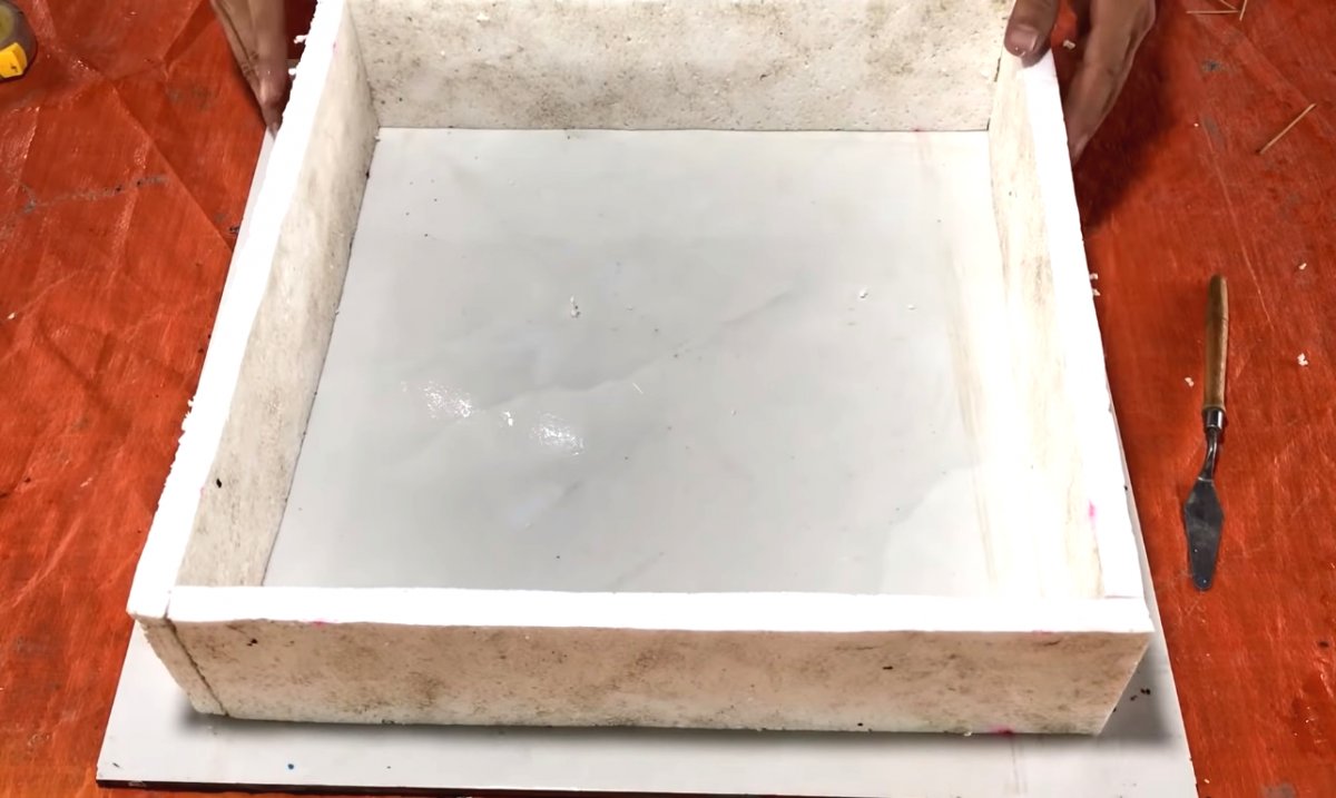 Фонтан из цемента - фото 6