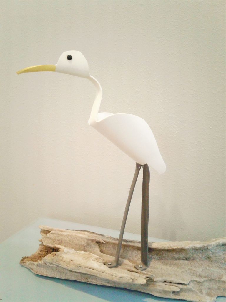 Необычные птицы из ПВХ труб - фото 3