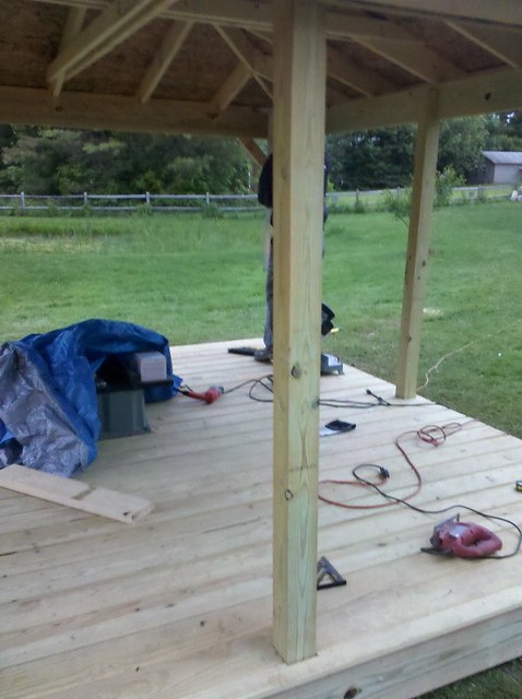 Беседка из дерева - фото 33