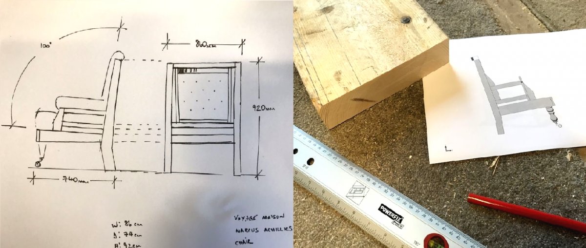 Кресло Честерфилд ручной работы - фото 3
