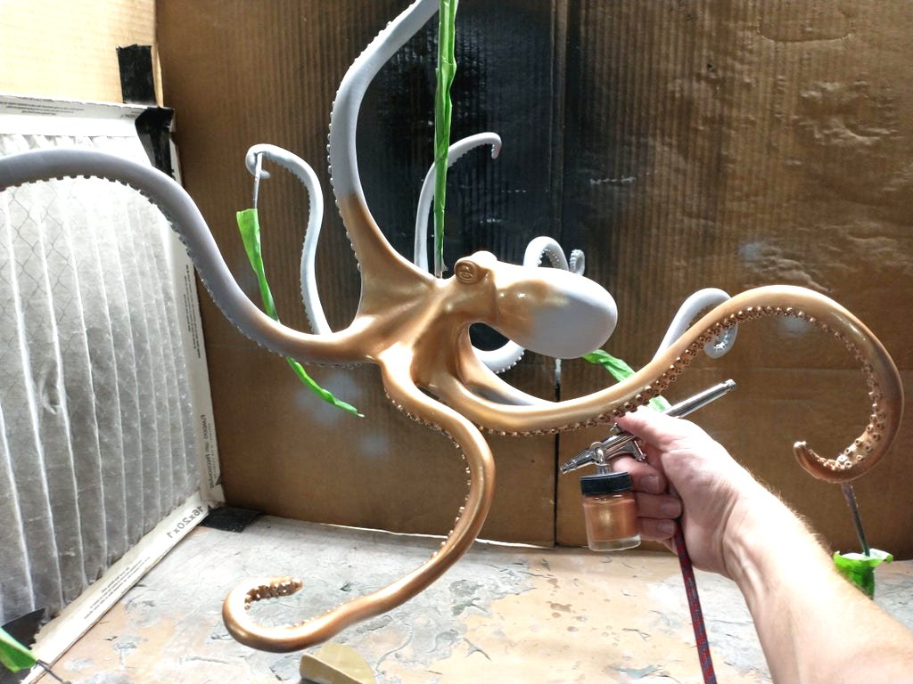 Оригинальная потолочная лампа - фото 41