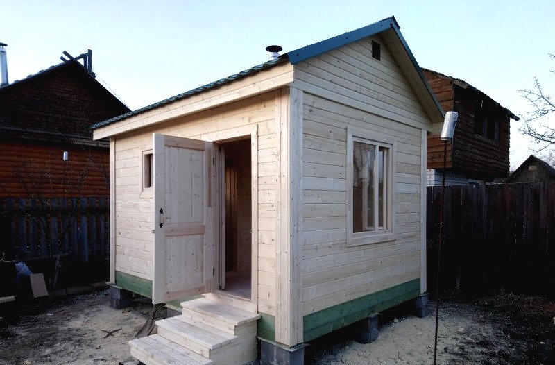 Небольшая банька 4х4 - фото 8