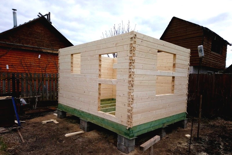 Небольшая банька 4х4 - фото 6