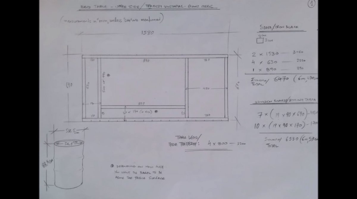 Крутой гриль - мангал из железной бочки - фото 6