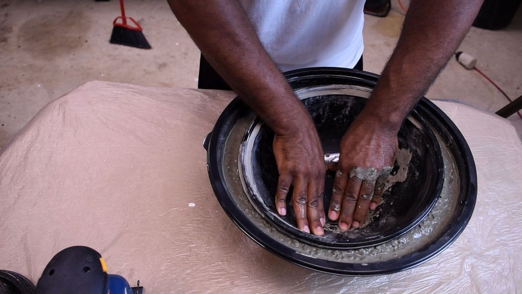 Бетонная чаша-очаг - фото 3