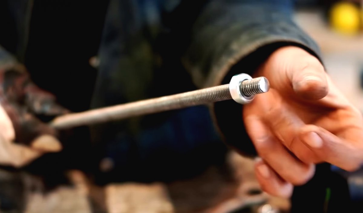 Механическая корзина для мусора из старого газового баллона - фото 17