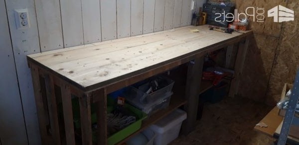 Сарай построенный из поддонов - фото 7