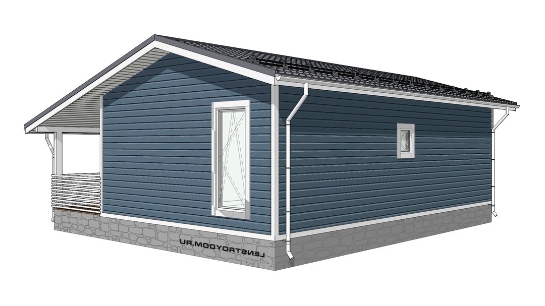 Интересный дом для дачи 6 на 9 метров - фото 5