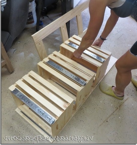 Шкафчик с выдвижными ящиками - фото 5