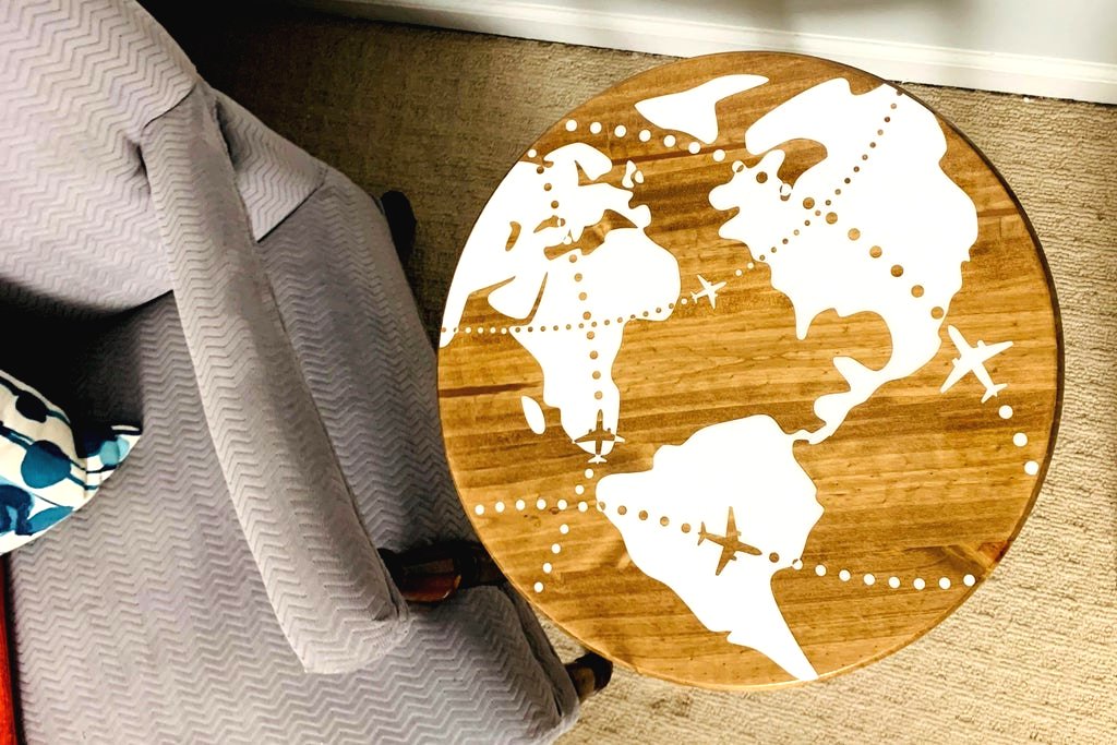 Стол из дерева и эпоксидной смолы своими руками - фото 23