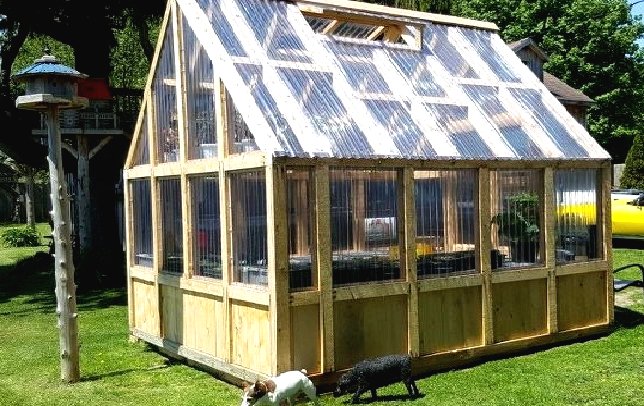 Теплица из кедрового дерева 4*4 метра - фото 15