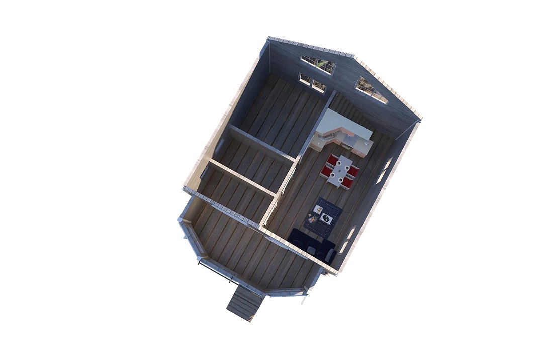 Каркасный дом 7,5x6 - фото 8