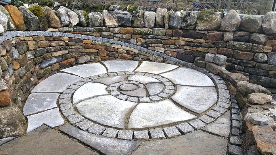 Патио из природного камня - фото 10