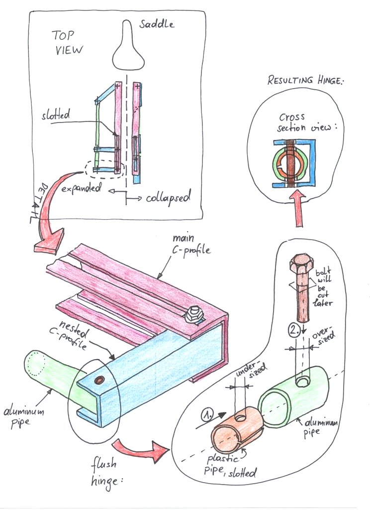 Складной велосипедный багажник - фото 6