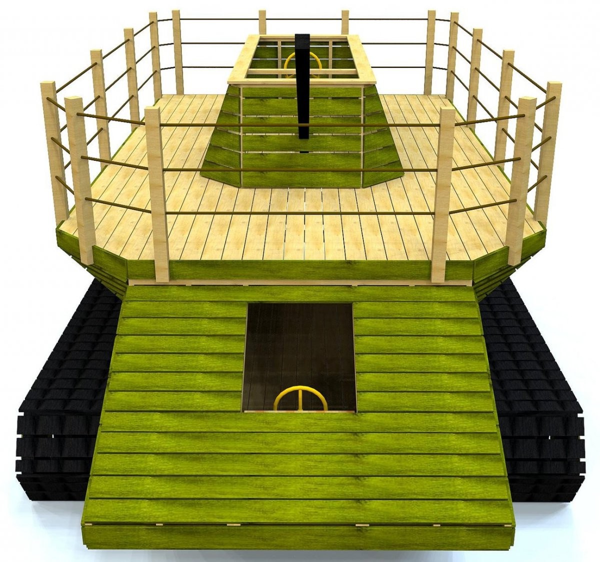 Танк из дерева - фото 3