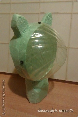 Филин из пластиковых бутылок - фото 20