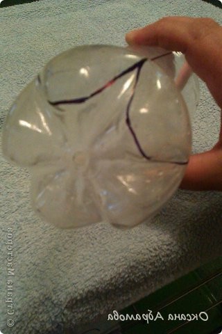 Филин из пластиковых бутылок - фото 5