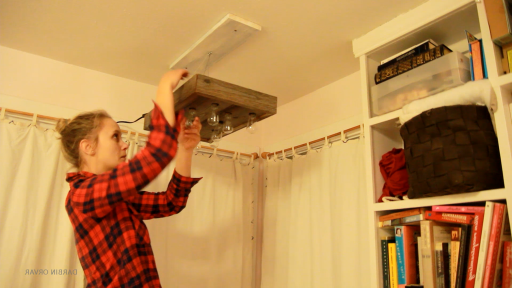 Люстра из дерева - фото 18