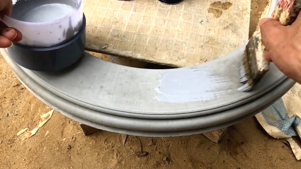 Садовый фонтан с имитацией под гранитный камень - фото 55