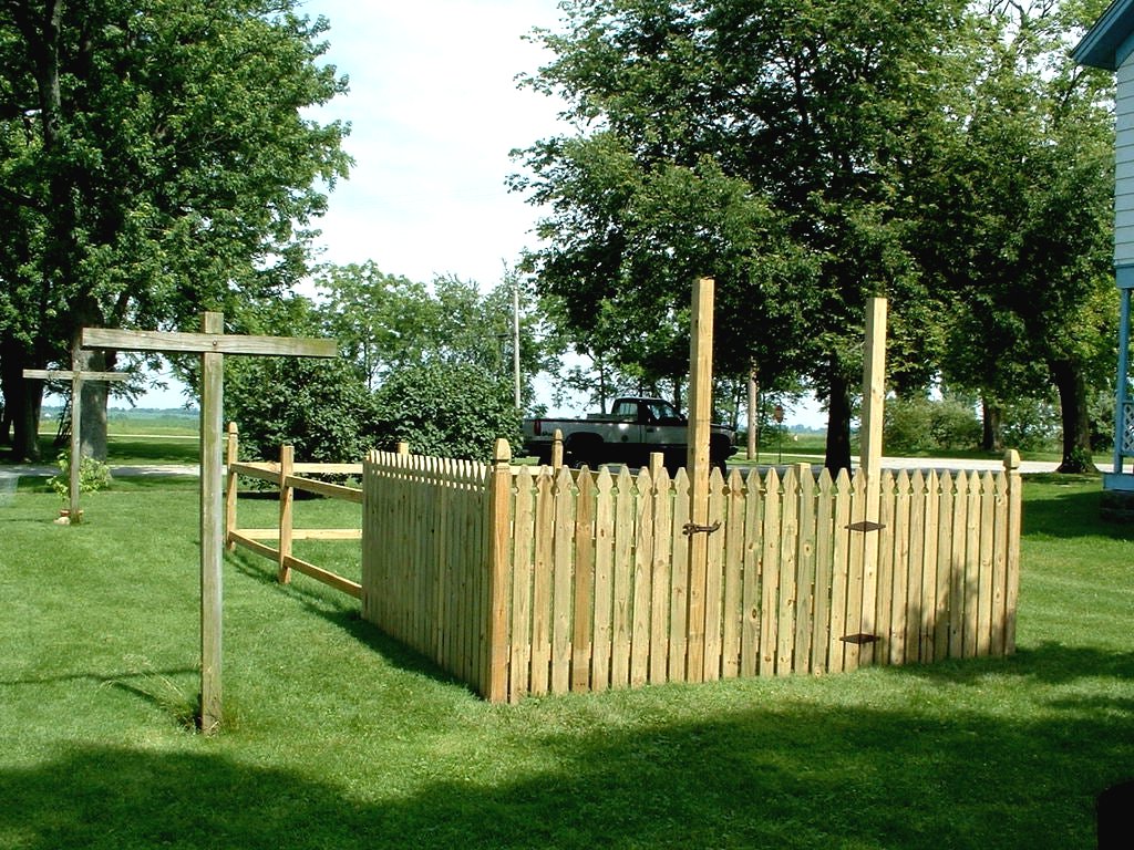 Деревянное ограждение для сада - фото 2